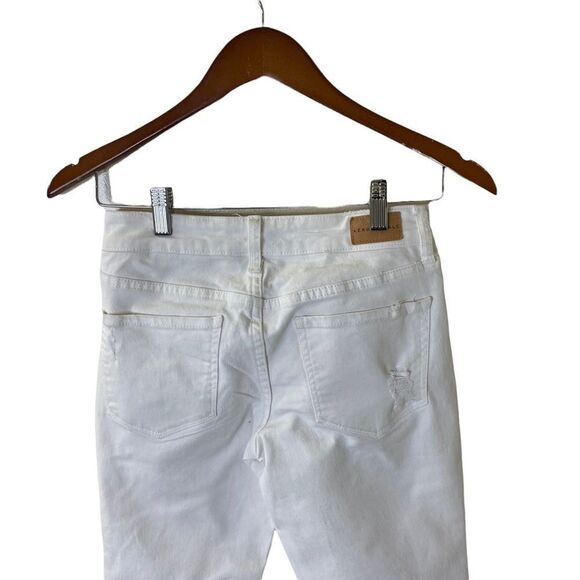 Aeropostale Straight Ankle Distressed Jeans Sz 0 - Picture 8 of 12